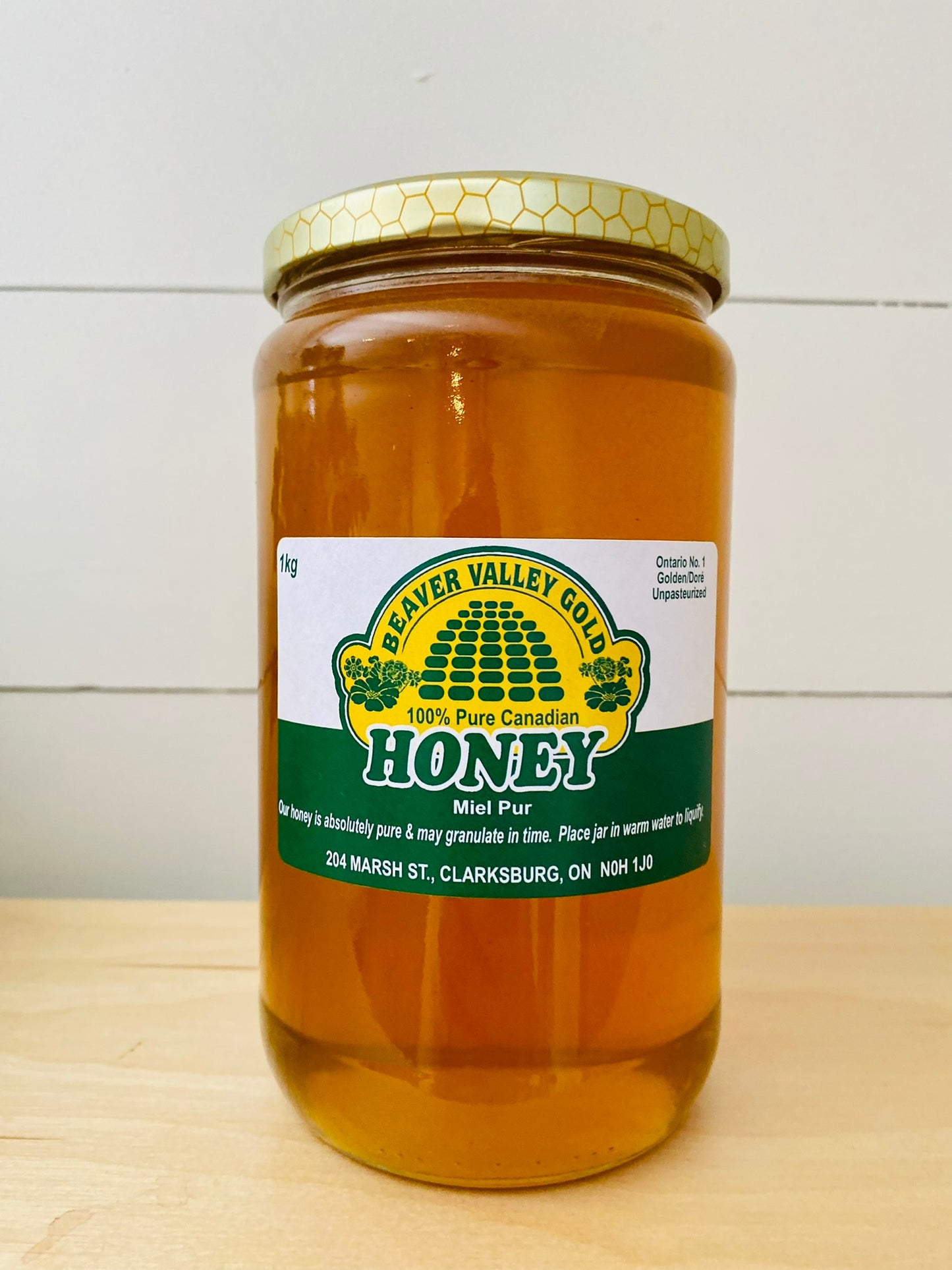 Beaver Valley Gold Honey